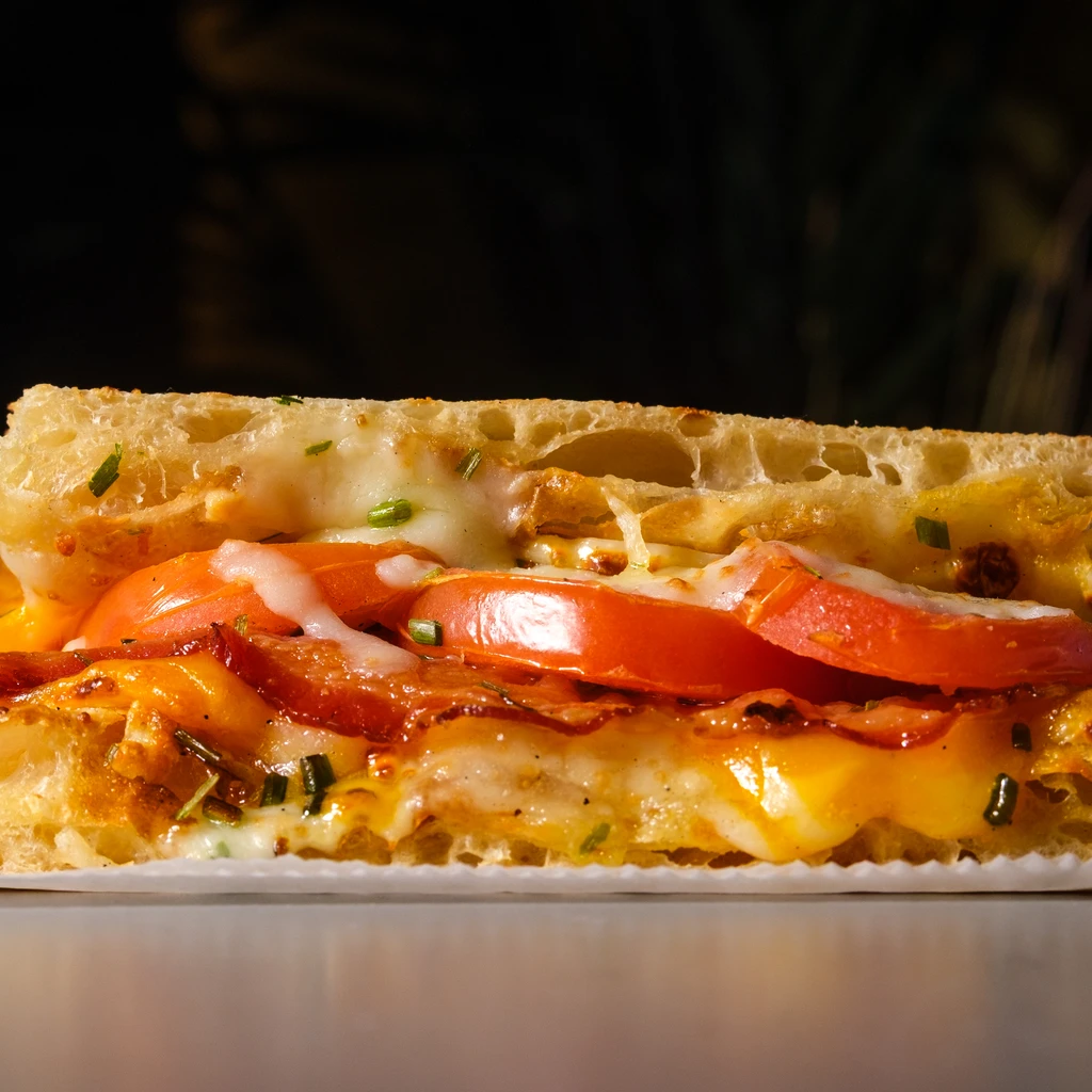 Bacon Tomato Grilled Cheese